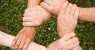colleghi insieme per il futuro